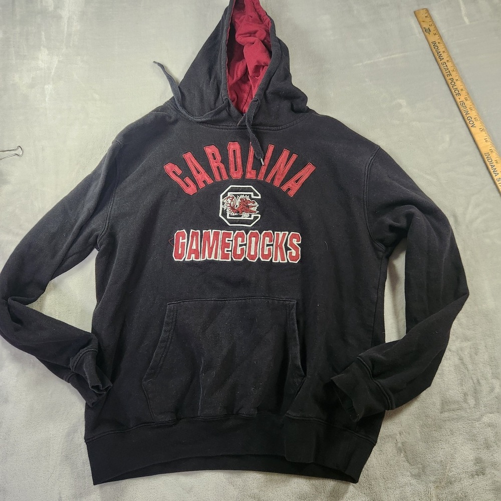 South Carolina Gamecocks Hoodie Sweatshirt Pullover Campus Heritage Black Large‎